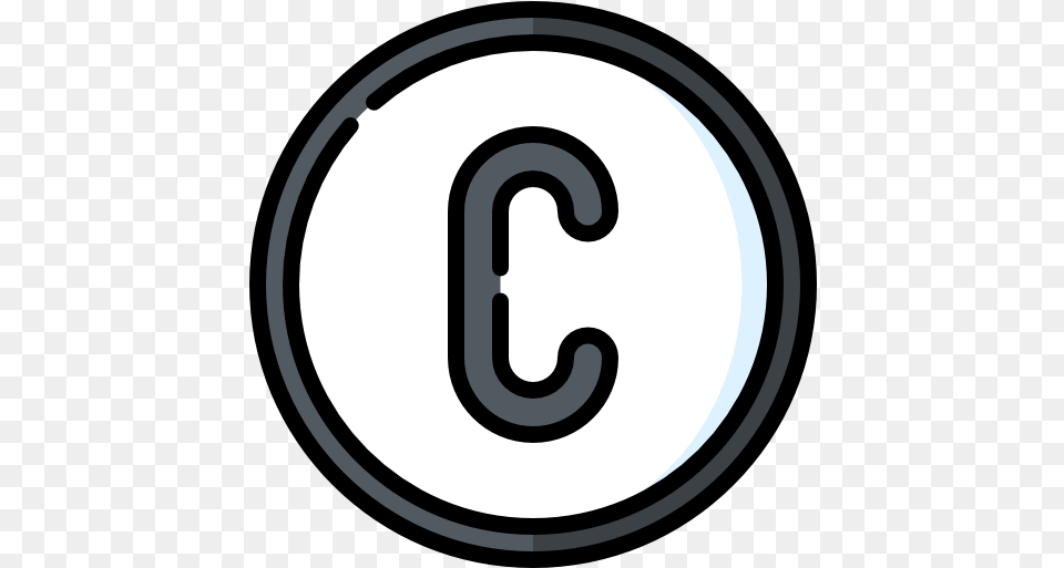 Copyright Icon Circle, Symbol, Number, Text Png