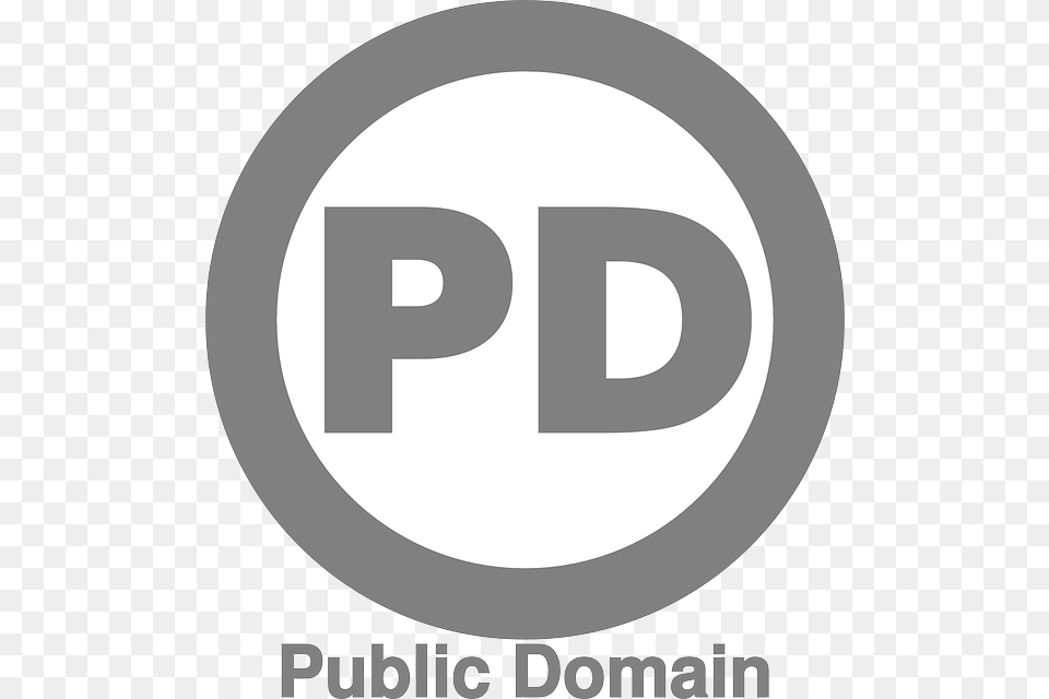 Copyright Logo Cc0 License Pd Round Gray Logo Libre De Droit, Disk Free Png Download