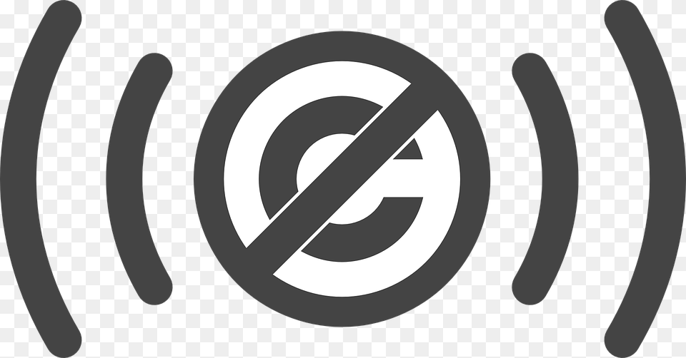 Copyright Pd Cc0 Music License Symbol Public Domain, Cutlery, Fork, Logo, Text Png Image