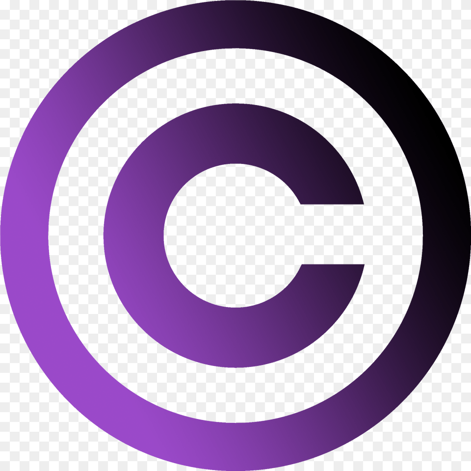 Copyright Symbol Clipart Background Copyright Logo Hd, Spiral, Disk, Coil, Sphere Free Transparent Png