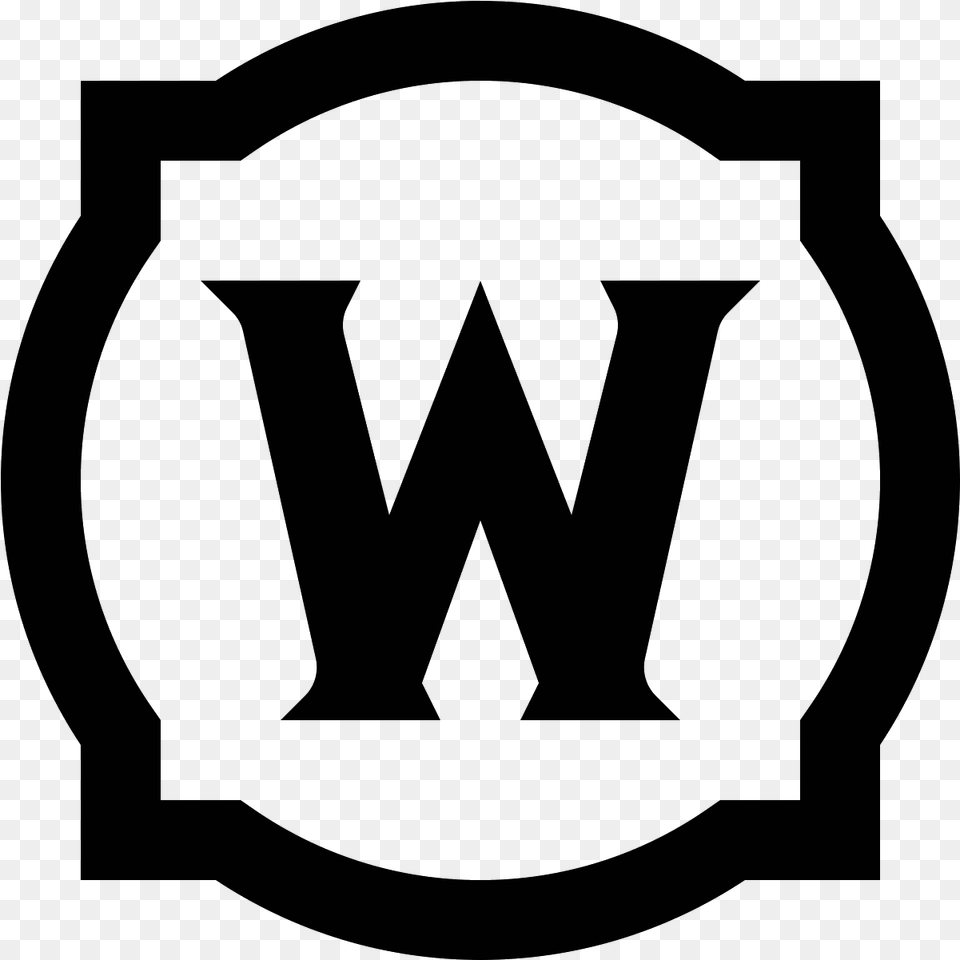 Copyright Symbol Clipart Download World Of Warcraft Logo Svg, Gray Free Png