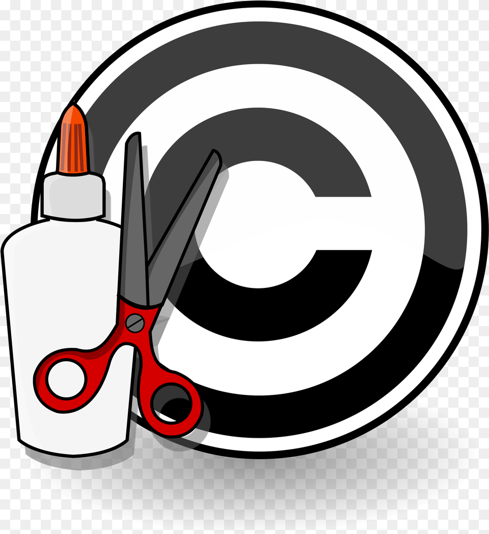 Copyright Symbol Copy Paste Plagiarism, Scissors, Weapon Free Png Download