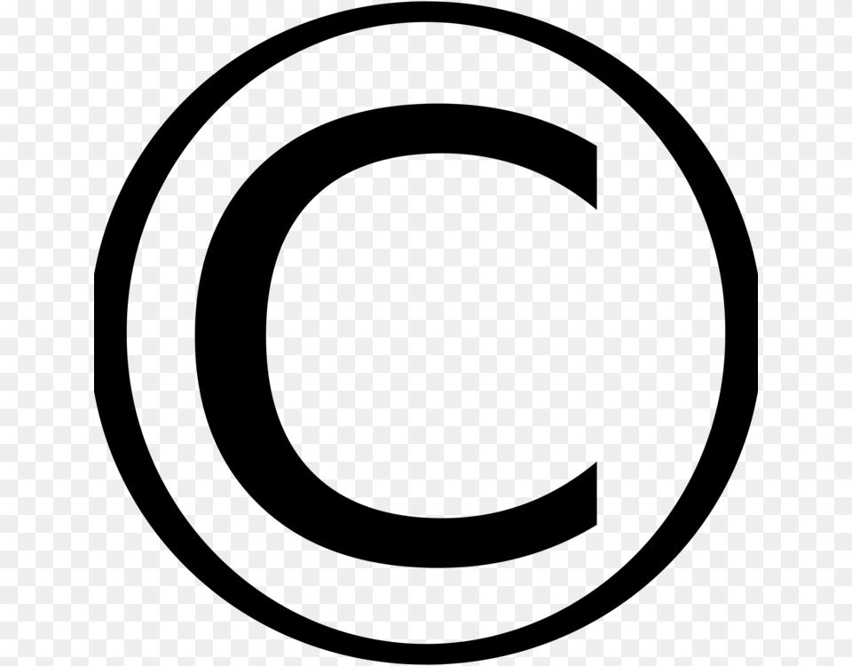 Copyright Symbol Copyright Notice Registered Trademark Symbol, Gray Free Png Download