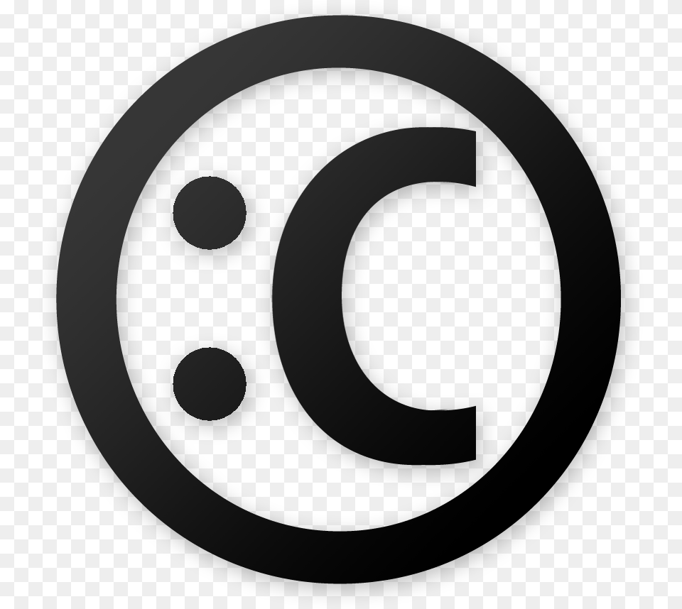 Copyright Symbol Frowny Face Pngfrowny Face Football Sign, Text Free Transparent Png