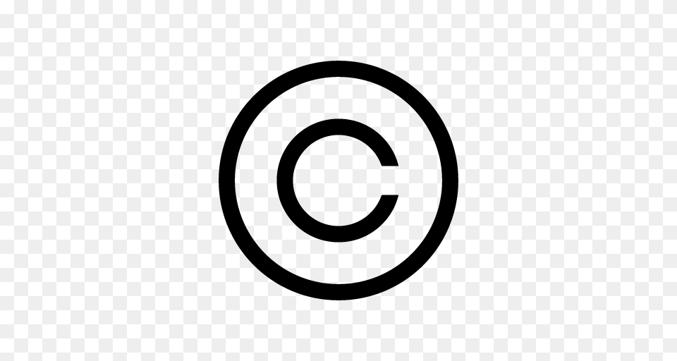 Copyright Symbol Picture Arts, Gray Free Png Download