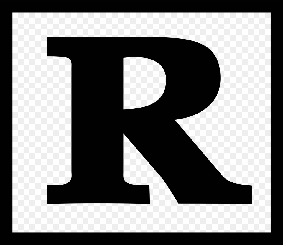 Copyright Symbol R Rated R Logo, Number, Text Free Png