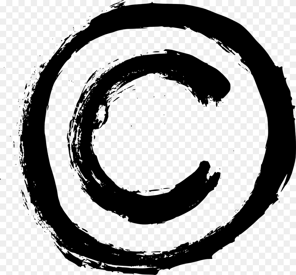 Copyright Symbol Symbol Transparent Copyright, Spiral, Helmet, Face, Head Free Png Download