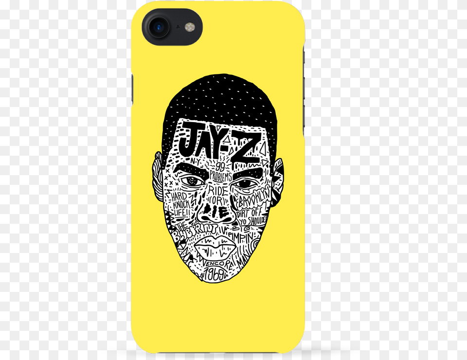 Coque 3d Iphone 7 Jay Z Head De Nick Cocozza Mobile Phone Case, Electronics, Face, Mobile Phone, Person Free Transparent Png