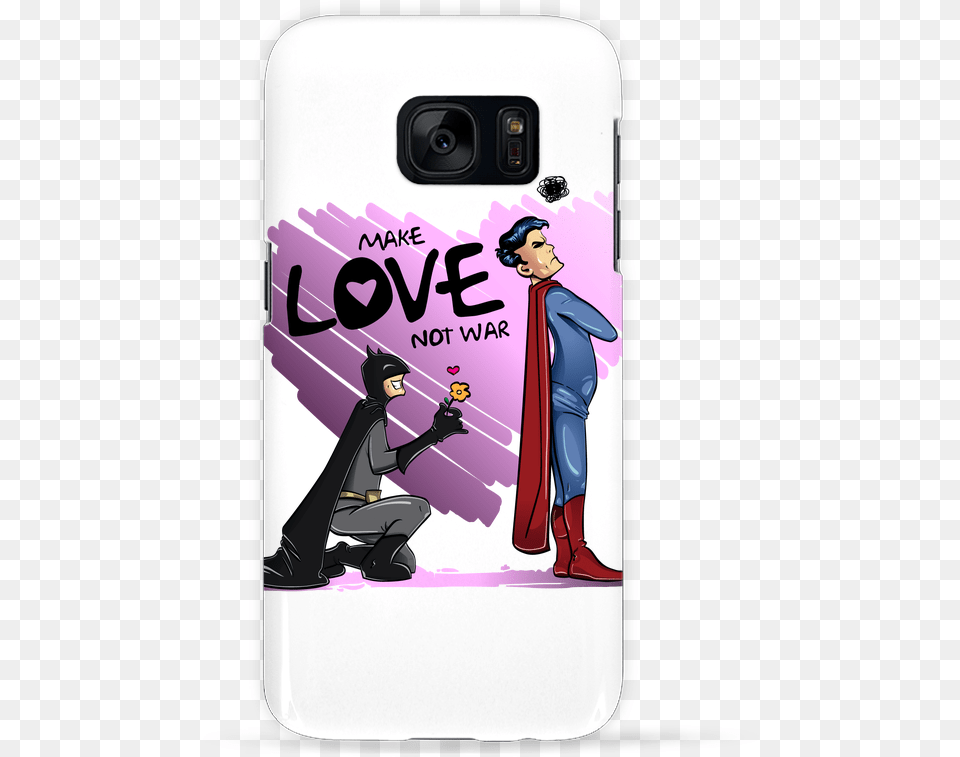 Coque 3d Samsung Galaxy S7 Make Love Not War Par Teeshirt Tote Bag Make Love Not War Batman Vs Superman Par, Adult, Person, Woman, Female Free Transparent Png