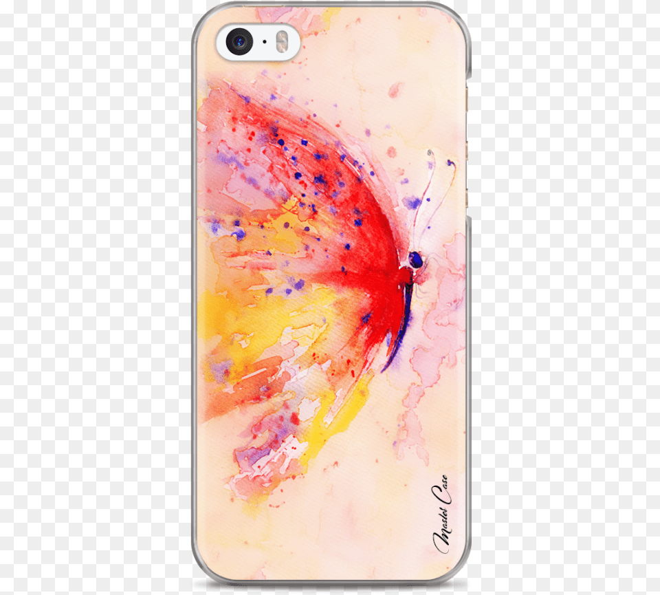 Coque Iphone 5c Lovely Watercolor Butterfly Mobile Phone, Electronics, Mobile Phone, Art, Painting Free Transparent Png