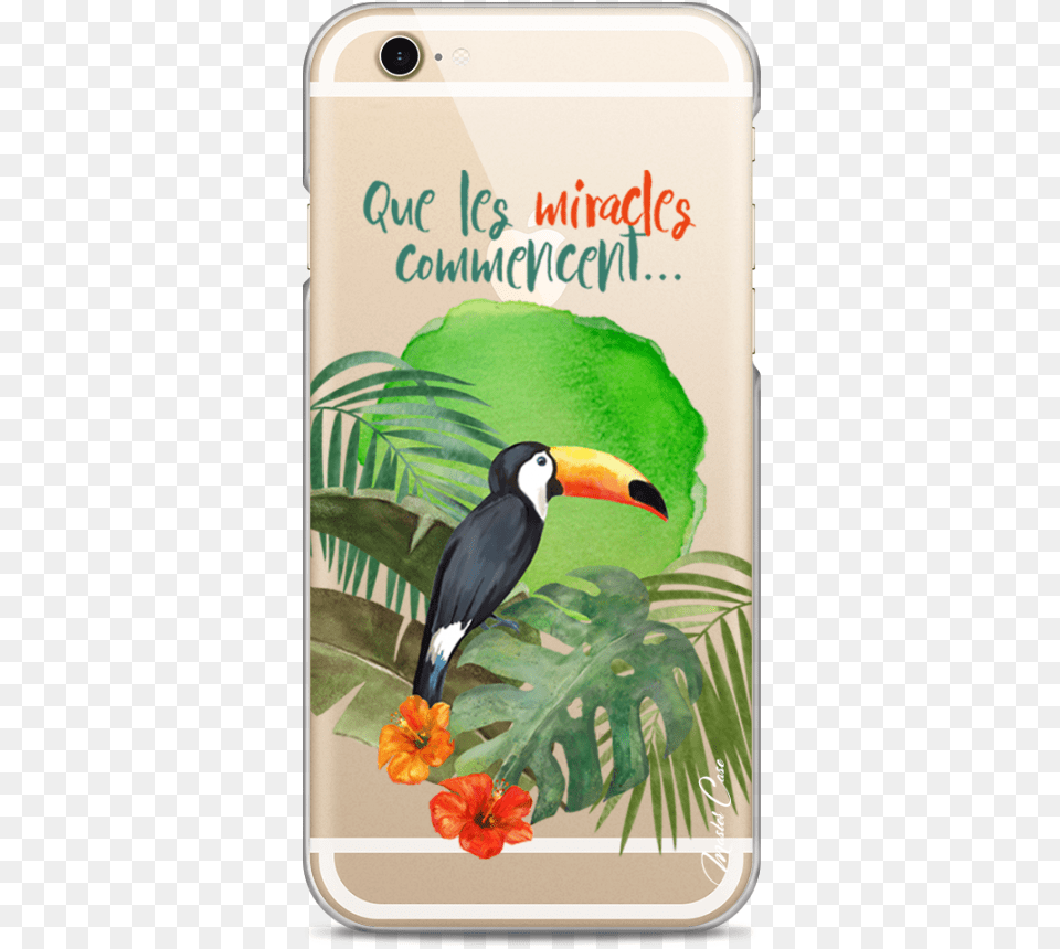 Coque Iphone 6plus6splus Tropical Watercolor Design Iphone, Animal, Beak, Bird, Electronics Free Png