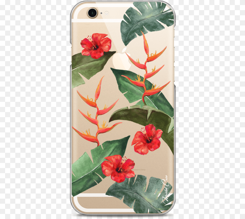 Coque Iphone 6plus6splus Tropical Watercolor Design Iphone, Flower, Plant, Petal, Hibiscus Png