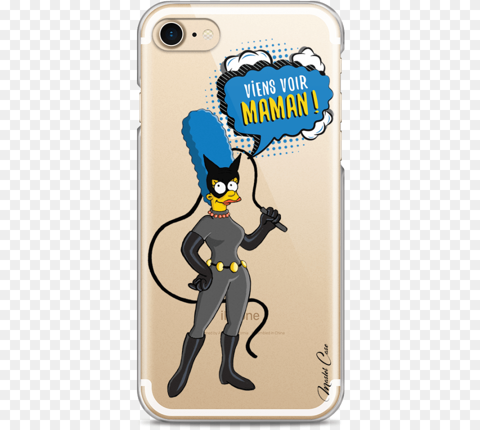 Coque Iphone 78 Marge Simpson Cartoon Design Viens Coque Iphone 7 Simpson, Book, Publication, Comics, Electronics Free Png Download