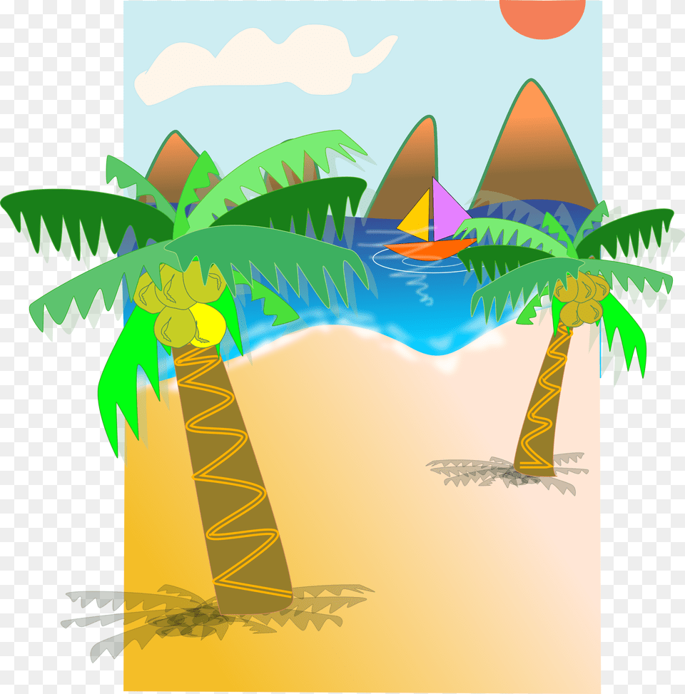 Coqueiro De Praia Clip Arts Imagens De Coqueiro De Praia, Palm Tree, Summer, Plant, Tree Free Png Download