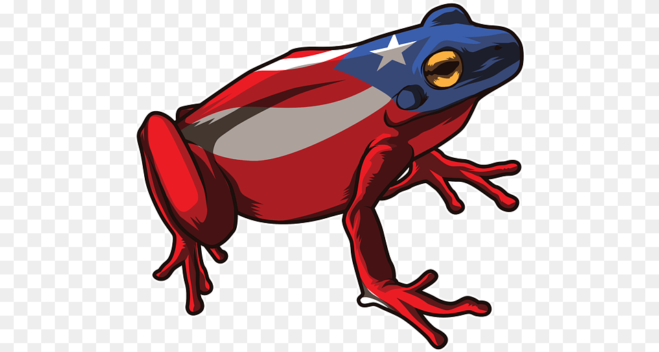 Coqui Puerto Rico Flag, Amphibian, Animal, Frog, Wildlife Png