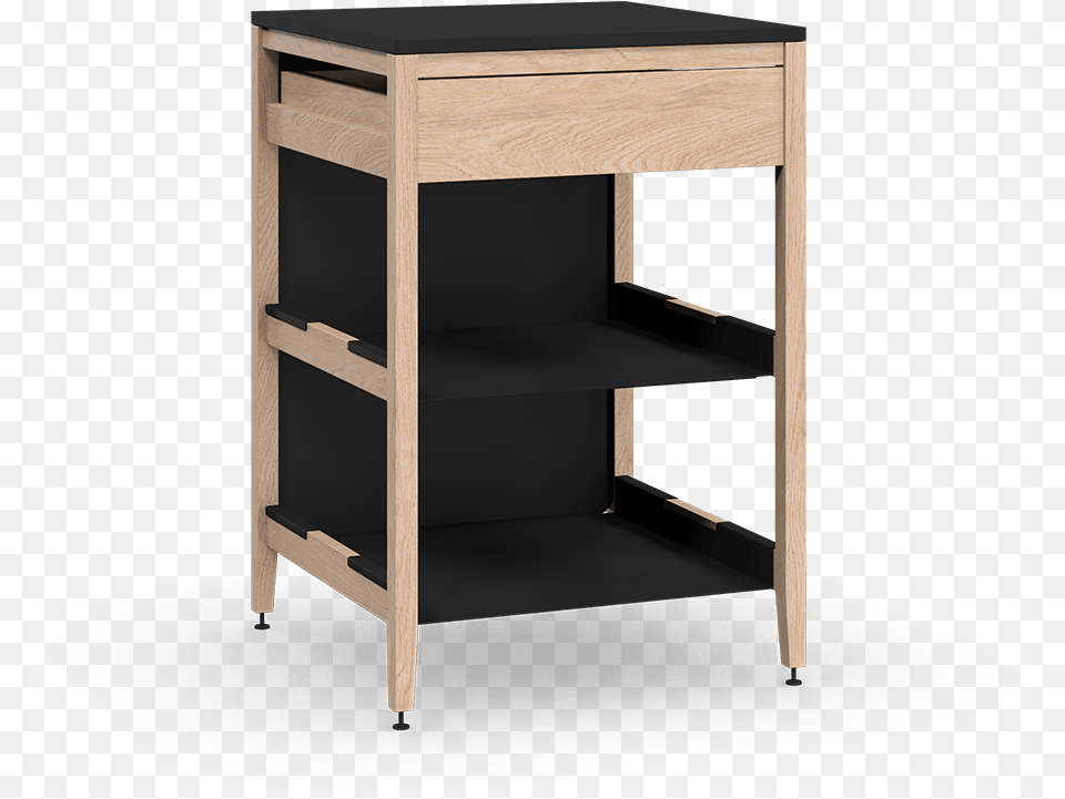 Coquo Radix White Oak Solid Wood Modular 2 Shelves Shelf, Furniture, Drawer, Table, Cabinet Png