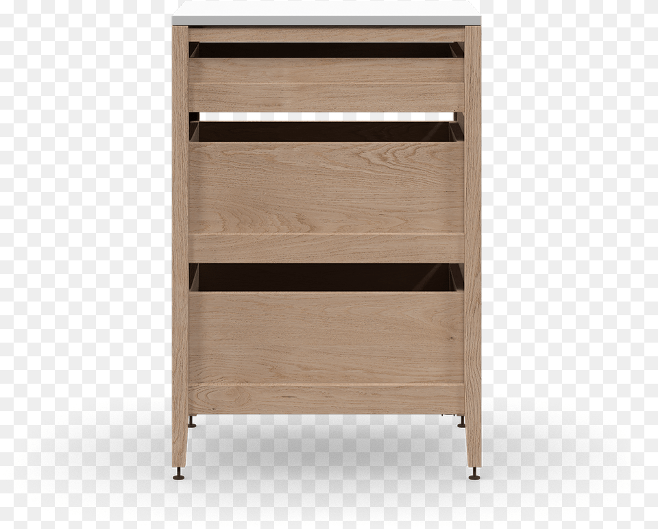 Coquo Radix White Oak Solid Wood Modular 3 Drawers Chest Of Drawers, Cabinet, Drawer, Furniture Free Png