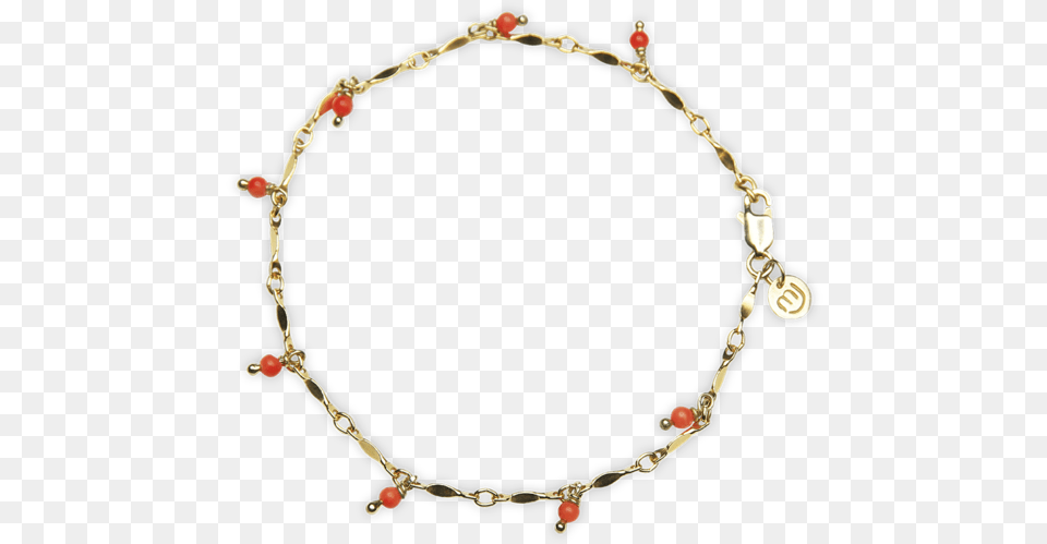 Coral Baby Gemstone Chain Bracelet, Accessories, Jewelry, Necklace Free Png