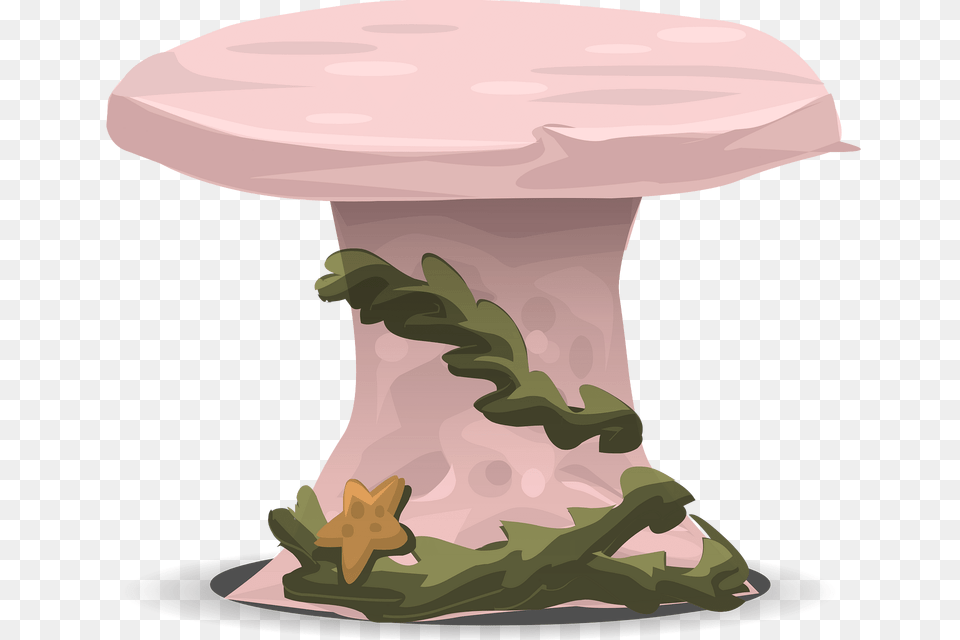 Coral Fantasy Stool Clipart, Agaric, Fungus, Mushroom, Plant Free Png Download