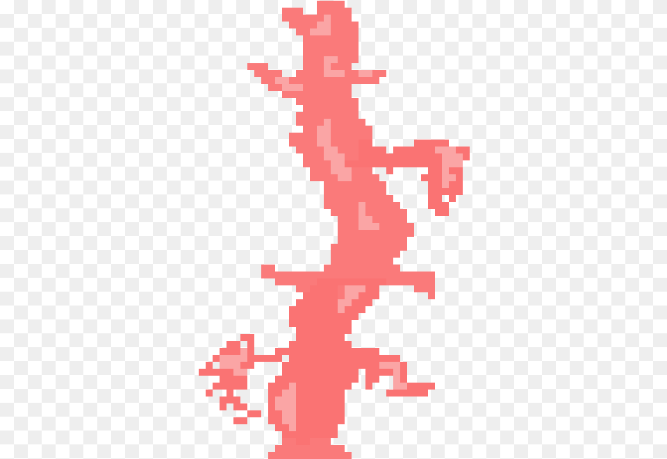 Coral Pixel Art, Animal, Gecko, Lizard, Reptile Free Transparent Png