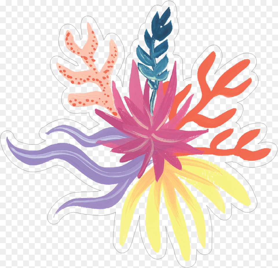 Coral Reef Print Amp Cut File Red Ginger, Art, Graphics, Floral Design, Pattern Png