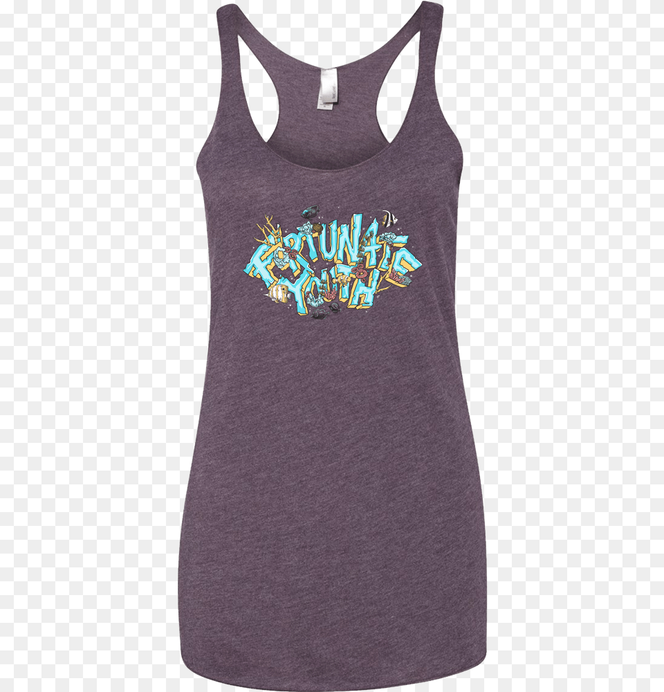 Coral Reef Tank Active Tank, Clothing, Tank Top, Person Png