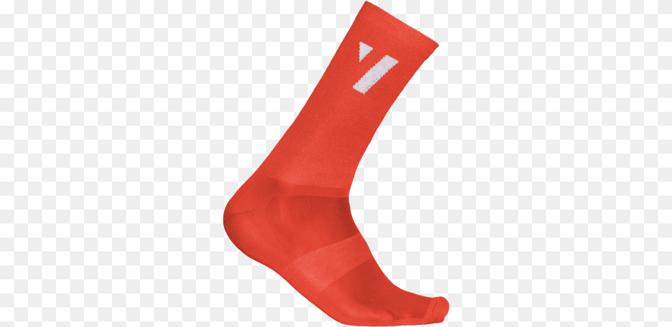 Coral Sock, Clothing, Hosiery, Person, Christmas Free Png Download