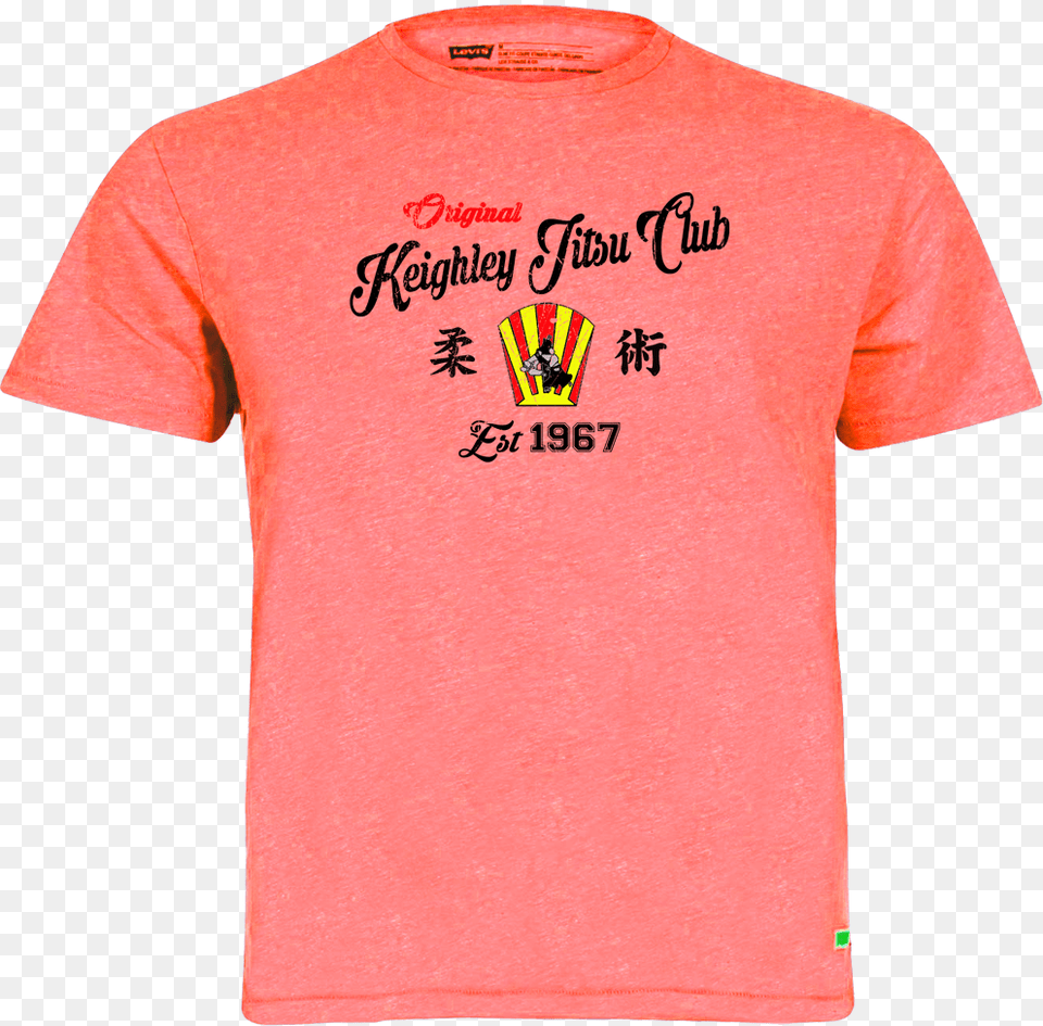 Coral T Shirt Active Shirt, Clothing, T-shirt Free Png Download
