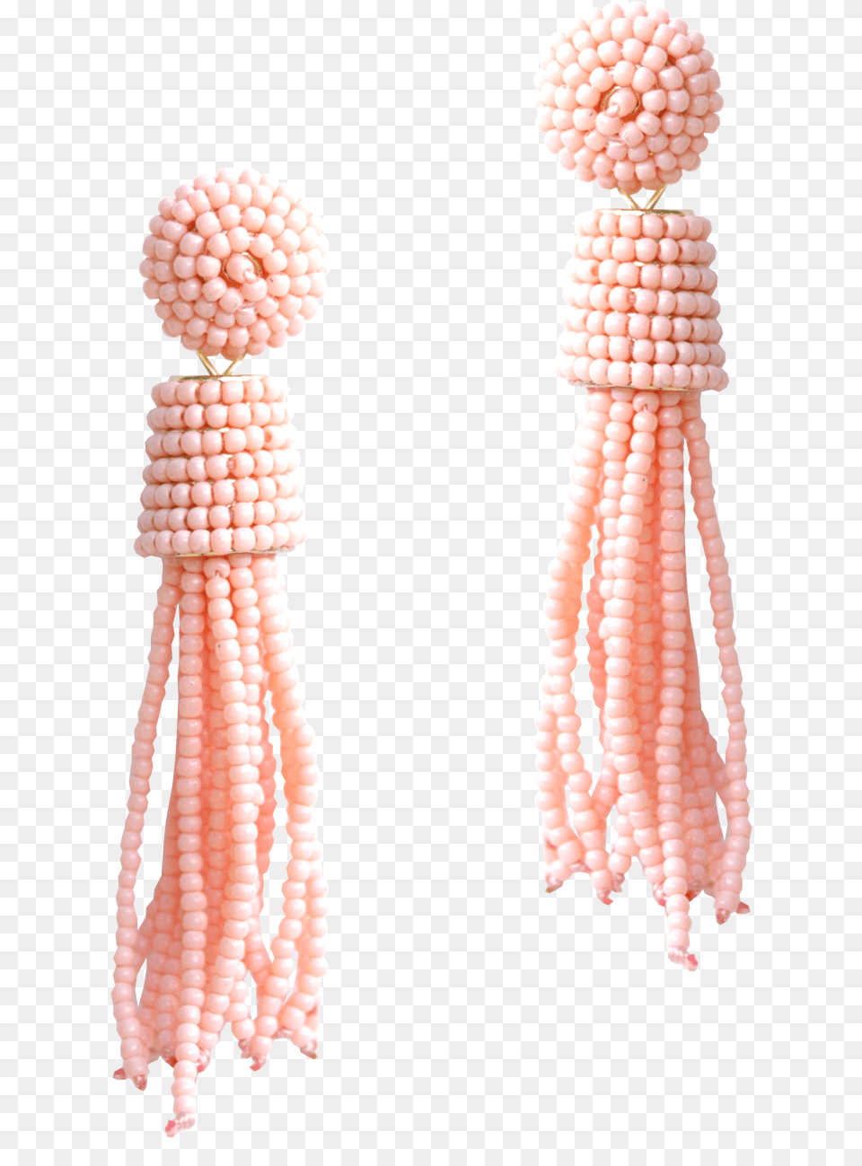 Coral Tassel Earrings Bead, Accessories, Bead Necklace, Jewelry, Ornament Png Image