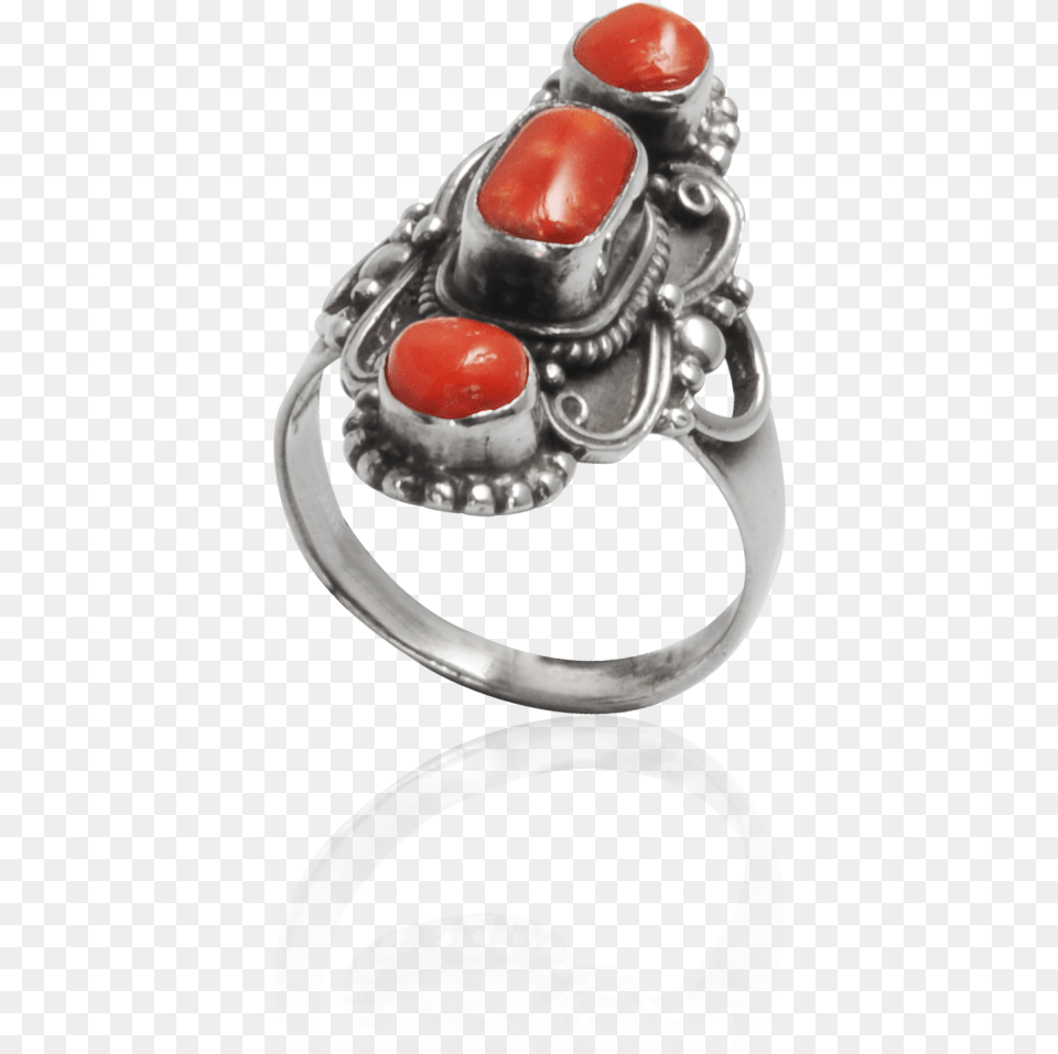 Coral Tibetan Rings, Accessories, Jewelry, Ring, Gemstone Png Image