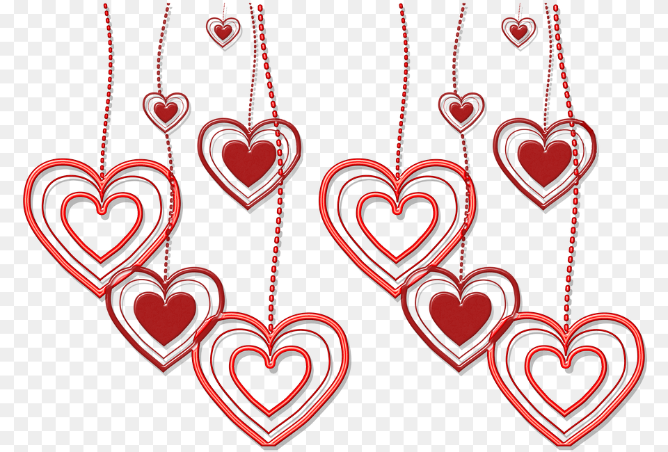 Corazn Amor Da De La Madre Romance Rojo Suerte, Accessories, Heart, Jewelry, Necklace Free Png Download