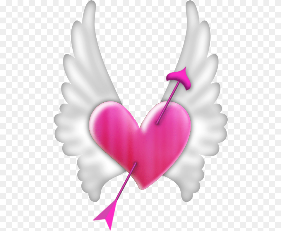 Corazn Con Alas Sdwlwings2 Heart, Smoke Pipe, Cupid Png Image