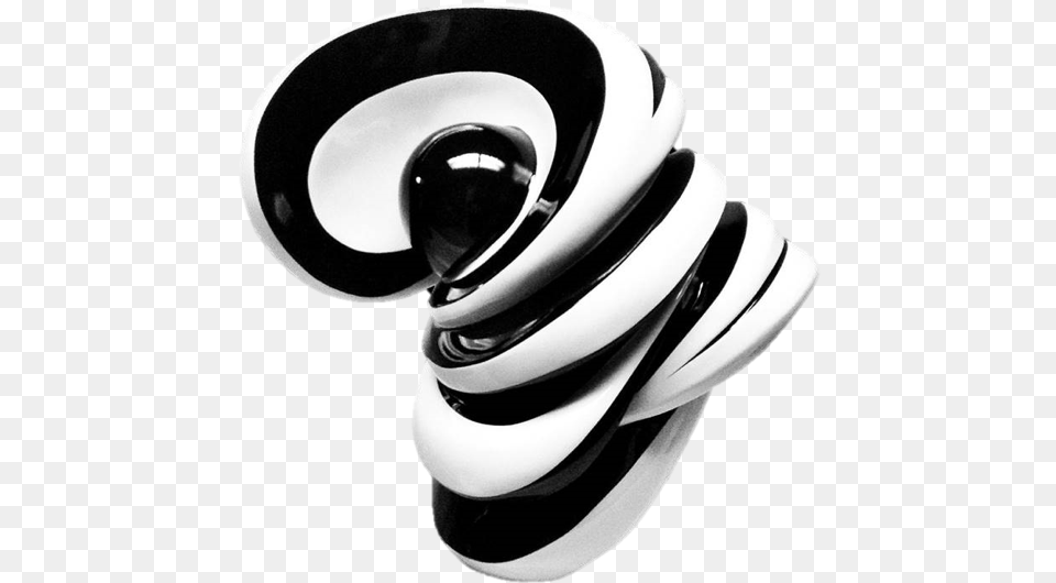 Corazn Espiral Blanco Y Negro Body Jewelry, Accessories, Spiral Png