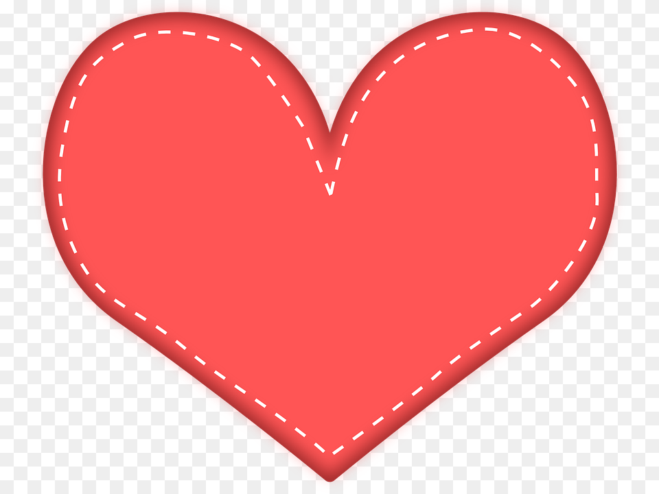 Corazn Rojo El Amor Corazones San Valentn Heart With Stitches Clipart Free Png