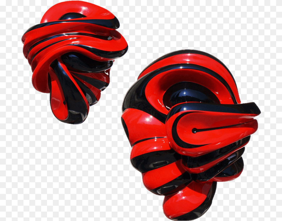 Corazn Rojo Y Negro Orange, Helmet, Accessories Free Png Download