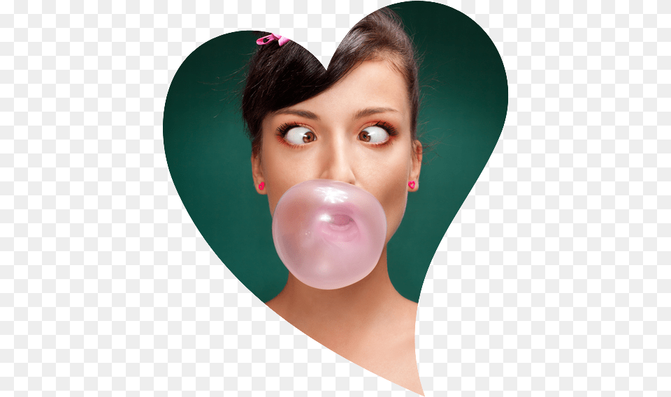 Corazn Transparente Gum Sexy, Adult, Female, Person, Woman Png Image
