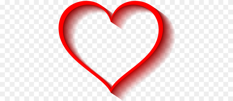 Corazn Volumen Sombra Fondo Transparente Amor Transparent Background Love Symbol, Heart Png Image