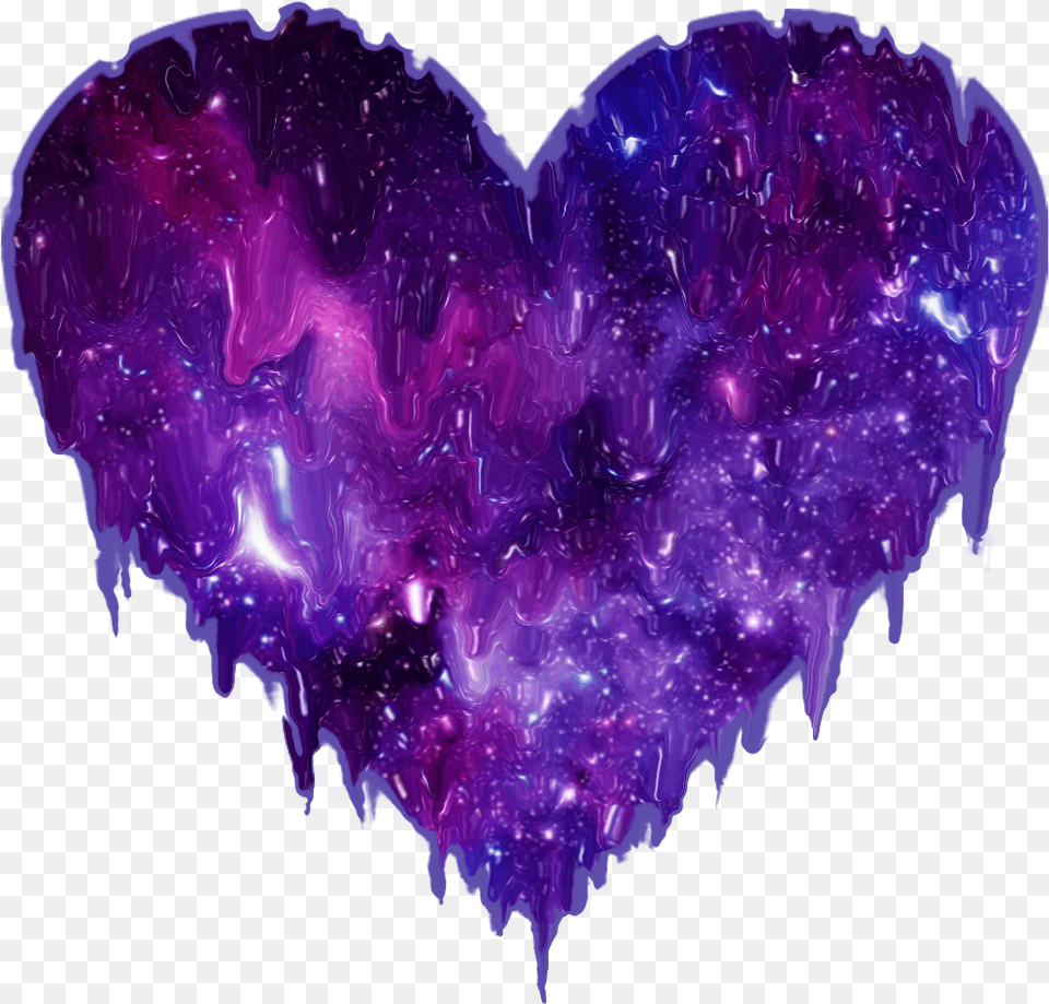 Corazon Heart Derretido Galaxia Galaxia Derretida, Accessories, Crystal, Gemstone, Jewelry Png