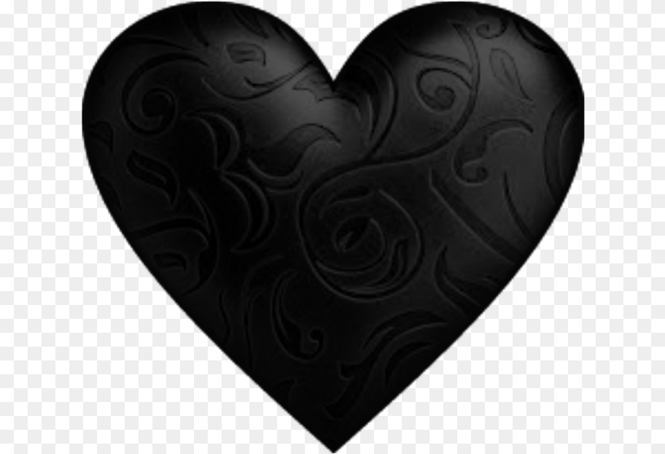 Corazon Negro Valentines Heart Black And White Corazon Negro Hd, Person, Skin, Tattoo Png Image