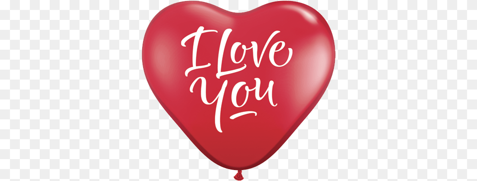 Corazon Rojo Rubi I Love You Escritura Moderna Love U, Balloon, Food, Ketchup Free Png