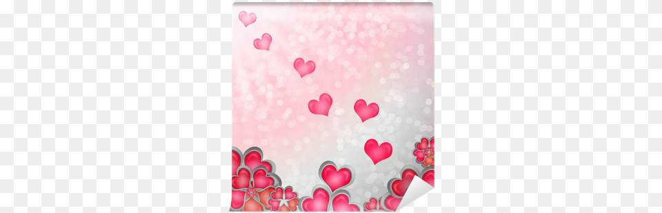 Corazones Cayendo Y Formando Flores Abstracto Abstract Art Png Image