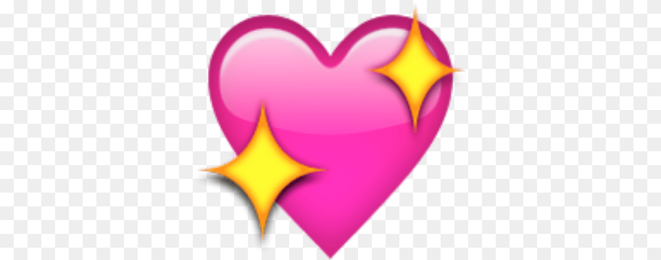 Corazones Emojis Emojis Whatsapp Tumblr Heart Star Heart Emoji Iphone, Balloon Free Png Download