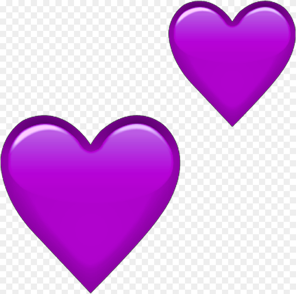 Corazones Hearts Pinks Pink Rosa Amor Emoticon Corazon Red Double Heart Emoji, Purple Png Image