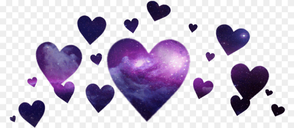 Corazones Rojos Black Hearts Transparent Background, Purple, Heart, Symbol, Astronomy Png Image