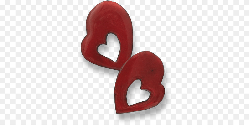 Corazones Rojos Earrings, Helmet Free Transparent Png