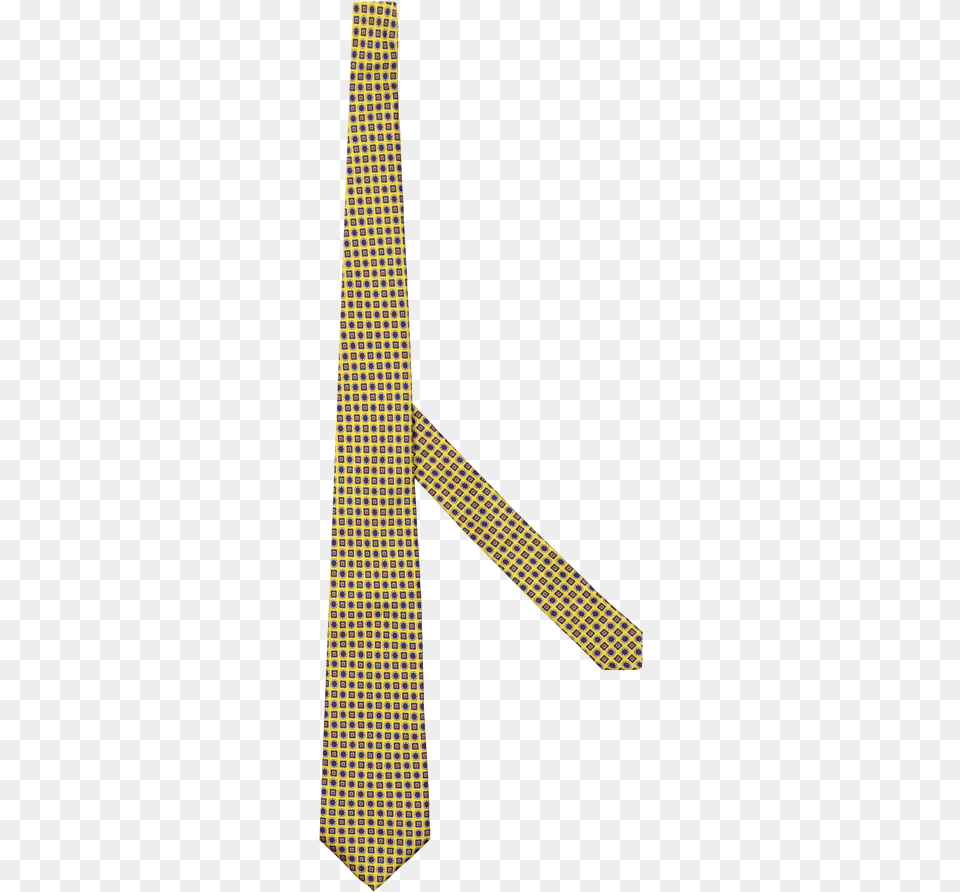 Corbata Italiana Cuadro Y Flores En Seda Natural Pattern, Accessories, Formal Wear, Necktie, Tie Free Png