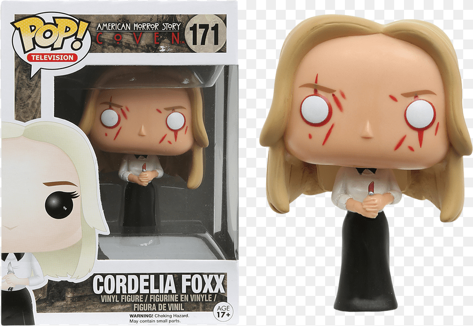 Cordelia Ahs Funko Pop, Doll, Toy, Face, Head Png