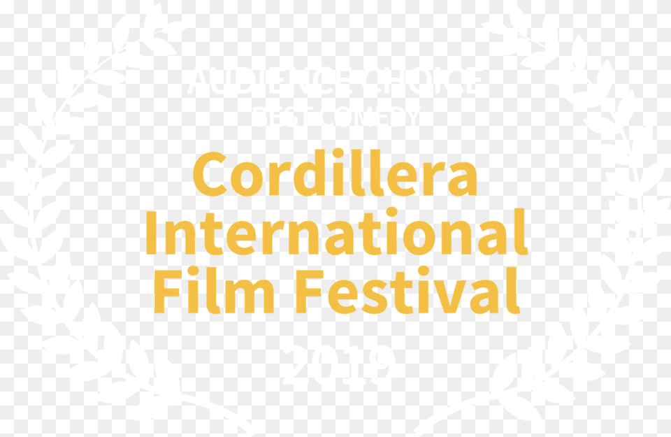 Cordillera Best Comedy 2019 Yellow Wht Film Festival, Symbol, Text, Scoreboard Free Png Download
