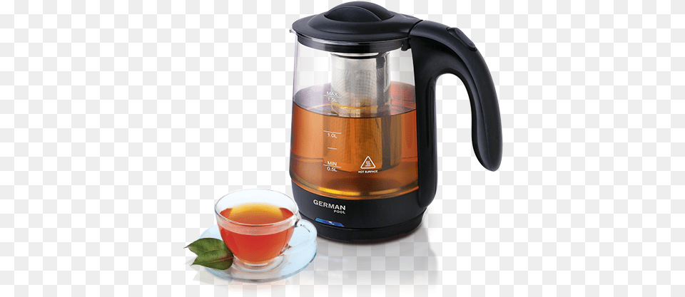 Cordless Glass Water Kettle Of, Cup, Cookware, Pot, Beverage Free Png