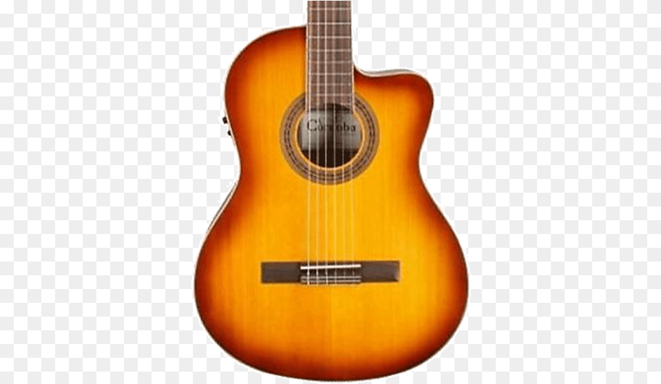 Cordoba C5 Ce Sb Classical W Electronics Sunburst Cordoba C5 Ce Classical Cutaway Acoustic Electric Guitar, Musical Instrument Png